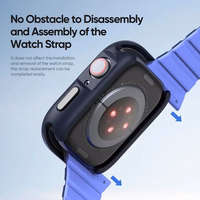 DUX DUCIS case BAMO jaoks Apple Watch series 10 42 mm midnight sinine