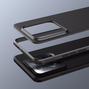 Nillkin Super Frosted Shield Pro reinforced ümbris jaoks Xiaomi 14 Pro - must