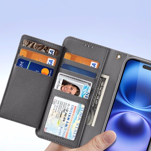 Dux Ducis Lawa Leather Ümbris jaoks iPhone 16 - Hall