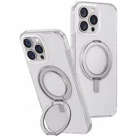 Uniq Swivix 360 Rotating Kickstand Ümbris jaoks iPhone 16 Pro Max - Läbipaistev