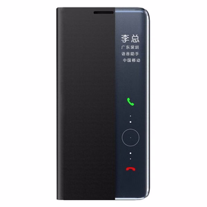 Sleep Case raamaturiiuli tüüpi ümbris nutika aknaga Xiaomi Redmi K40 Pro+ / K40 Pro / K40 / Poco F3 sinine