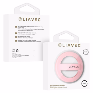 Liavec Ring Magsafe light roosa