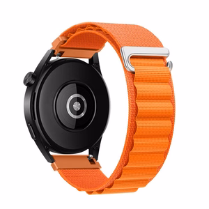 Strap to Samsung Galaxy Watch Forcell F-Design FS05 polyester fiber buckle 22 mm orange