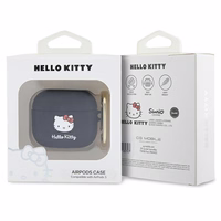 Hello Kitty Silicone 3D Kitty Head ümbris jaoks AirPods 3 - must