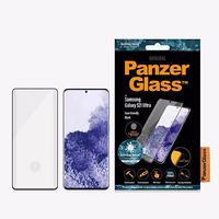 PanzerGlass E2E Microfracture antibacterial glass jaoks Samsung Galaxy S21 Ultra - with must raamiga