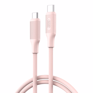 XO kaabel NB-Q265B PD USB-C - USB-C 1,0m 60W, roosa