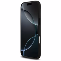 Mercedes Leather Large Laurel Leave MagSafe ümbris jaoks iPhone Air - must