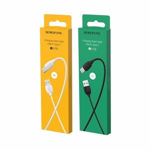 USB kaabel Borofone BX19 USB-A to USB-C 1.0m valge