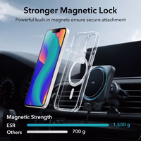 ESR Classic Hybrid Halolock ümbris koos MagSafe'iga iPhone 13 / iPhone 14 jaoks - läbipaistev