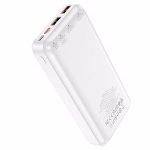 External battery Akupank Hoco J101A PD 20W+Quick Charge 3.0 22.5W 20000mAh valge
