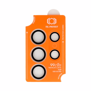 Karastatud klaas Tel Protect Titanium objektiiv 99% AR kaamera Samsung Galaxy S26 Ultra läbipaistev (objektiiv 5 tk)