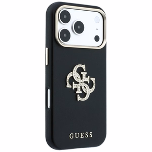 Guess Smooth & Big Strass Logo ümbris iPhone 18 Pro Max / 17 Pro Max – must