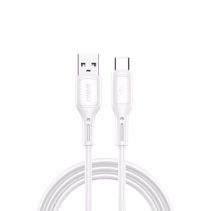 WiWU - Starlink Series Data Kaabel Wi-C001 USB A to USB C 2,4A - valge