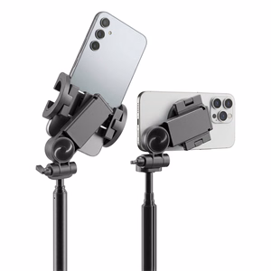 Maxlife universaalne Bluetooth-selfipulk-statiiv MagSafe'ile MXST-200 magnetiline must