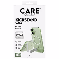 CARE by PanzerGlass Feature Ümbris w. Kickstand MagSafe jaoks iPhone 17 - Läbipaistev