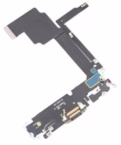 Flex jaoks iPhone 15 Pro Max jaoks charging connector koos microphone Sinine Titanium original (used Grade A)