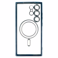 Metallic Magsafe Ümbris jaoks Samsung Galaxy S24 Ultra Sinine