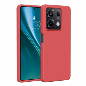 Etteri Silicone ümbris jaoks Xiaomi Redmi Note 13 5G raspberry