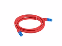LANBERG PATCHCORD S/FTP CAT.6A 1M punane LSZH