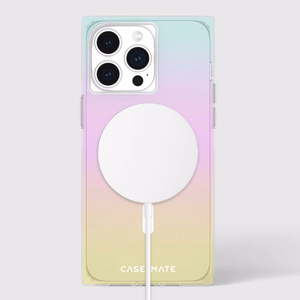 Case-Mate BLOX MagSafe ümbris seadmele iPhone 15 Pro Max, Rainbow Frosting mustriga