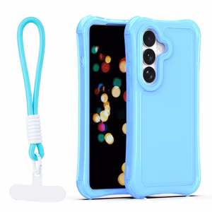 Safepop case with strap for Samsung Galaxy S24 / S25 blue
