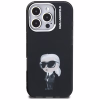 Karl Lagerfeld IML Aquarelle Karl & Logo MagSafe Ümbris jaoks iPhone 16 Pro Max - must