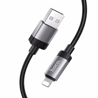 Kaabel USB A to Lightning Hoco 2,4A 1 m X117 must