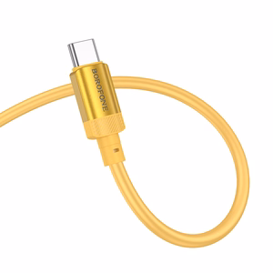 Borofone Кабель BX108 Start - Type C to Type C - 60W 3A 1 метр золотой