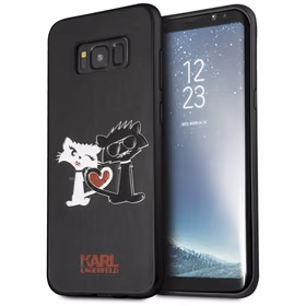 Karl Lagerfeld Choupette In Love Ümbris jaoks Samsung Galaxy S8 Plus - must