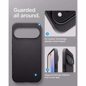 Spigen Liquid Air Mag MagSafe ümbris mudelile Google Pixel 11 Pro, mattmust
