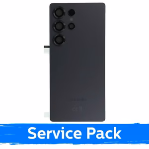 Tagakaas, ühilduv Samsung S938 S25 Ultra / Titanium Jet must / (Service Pack)