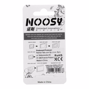 Adapter sim 3w1 + kluczykNoosy