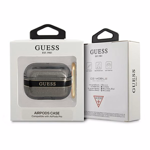 Guess GUAPHHTSK AirPods Pro kate must/must rihmakollektsioon