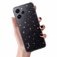 Crystal Glitter Ümbris jaoks Xiaomi Redmi 12 Hõbedane