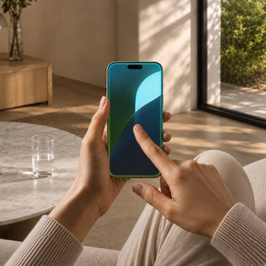 AmazingThing Titan Vision 7 Karastatud klaas jaoks iPhone 17 Pro Max Matte