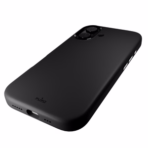 Puro Icon Mag Pro MagSafe Silicone Ümbris jaoks iPhone 16 - Must