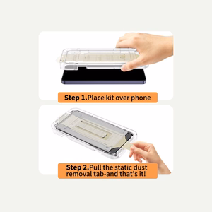 Tech-Protect Quick Set AR+ peegeldusvastane klaas Samsung Galaxy S26+, must