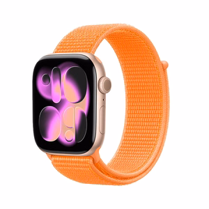 Crong Nylon Apple Watch spordirihm, 38/40/41/42 mm, Tropical Orange