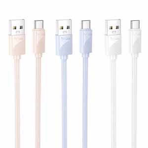 Kaabel USB A to USB C Hoco 3A 1 m X114 valge