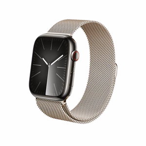 Crong Milano Steel roostevabast terasest rihm Apple Watch 38 / 40 / 41 / 42 mm kellale, Champagne värvitoonis
