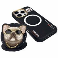 NIMMY ümbris GLASSES COOL DOG compatible with MagSafe jaoks IPHONE 16 Pro Max must
