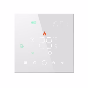 TUYA Programmable Thermostat WiFi, valge