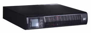 Green Cell UPS13 raki UPS RTII 1000 VA 900 W LCD-ekraaniga