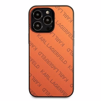 Karl Lagerfeld Perforated Allover Ümbris jaoks iPhone 13 Pro / 13 6.1" - oranž