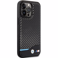 BMW Leather Carbon ümbris iPhone 13 Pro / 13 - must