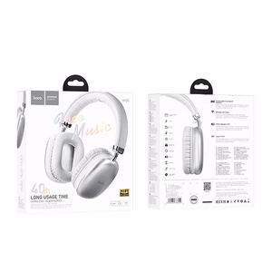 HOCO juhtmevaba bluetooth kõrvaklapid W35 hõbedane