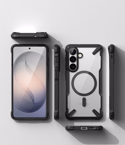 Ringke Fusion X Magnetic MagSafe Ümbris for Samsung Galaxy S26+ - Clear must