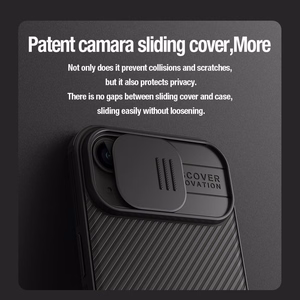 Nillkin CamShield Pro Magnetic Ümbris jaoks iPhone 15 Plus with Camera Protector - sinine