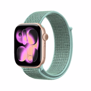 Crong Nylon Apple Watch spordirihm, 38/40/41/42 mm, Atlantic Green
