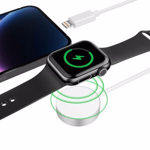 Tech-Protect UltraBoost 2 в 1 магнитное зарядное устройство с кабелями USB-C Lightning для Apple Watch 1.5м - белый